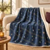 Stargazer Trail Sherpa Blanket — lifestyle design mockup
