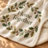Home Together Sherpa Blanket — detail design mockup
