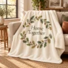 Home Together Sherpa Blanket — lifestyle design mockup