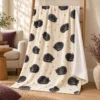 Catnap Corner Plush Fleece Blanket — main design mockup