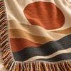 Desert Sun Woven Throw — detail design mockup