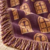 Loft Window Woven Throw — detail design mockup
