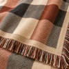 Cabin Check Woven Throw — detail design mockup