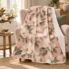 Magnolia Calm Quilted Throw — lifestyle design mockup